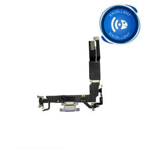 Flex conector carga para iPhone 17 morado EXCELLENT