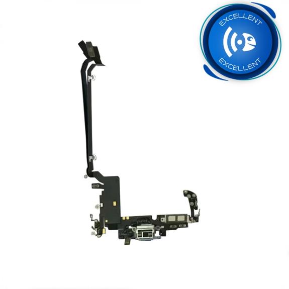 Flex conector carga para iPhone 17 Pro Max plateado EXCELLENT