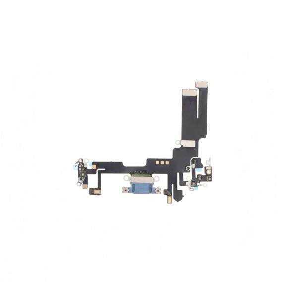 Flex conector de carga para iPhone 14 azul