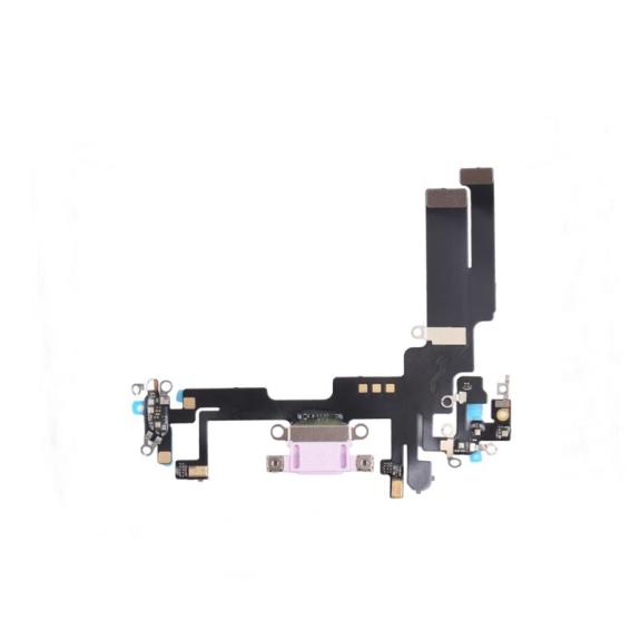 Flex conector de carga para iPhone 14 morado