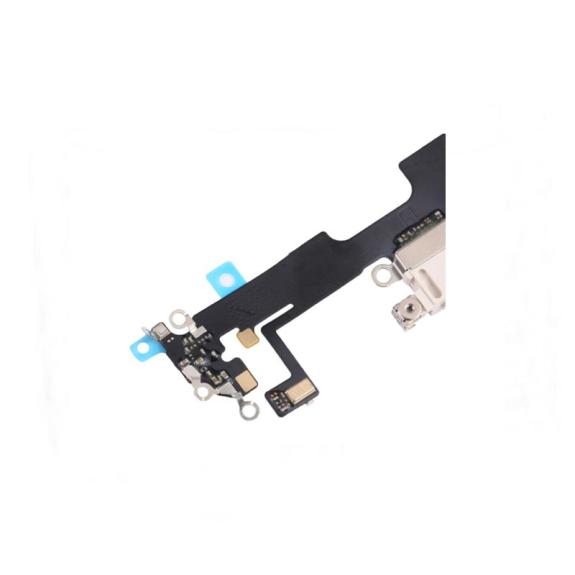 Flex conector de carga para iPhone 14 Plus blanco
