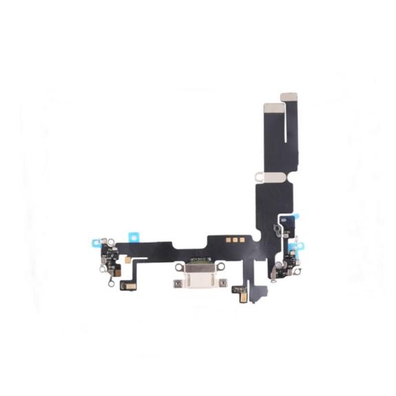 Flex conector de carga para iPhone 14 Plus blanco