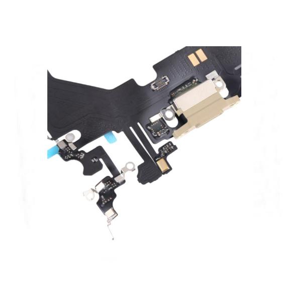 Flex conector de carga para iPhone 14 Pro Max dorado