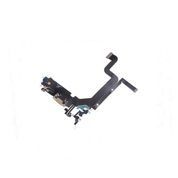 Flex conector de carga para iPhone 14 Pro Max dorado