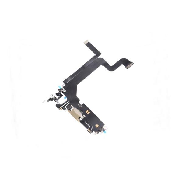 Flex conector de carga para iPhone 14 Pro Max dorado