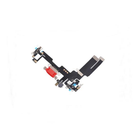 Flex conector de carga para iPhone 14 rojo