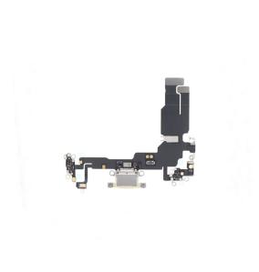 Flex conector de carga para iPhone 15 amarillo