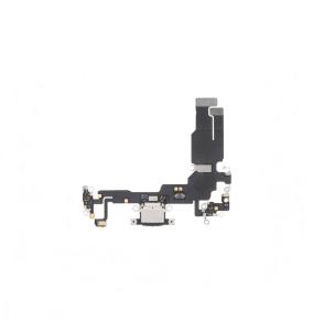 Flex conector de carga para iPhone 15 negro