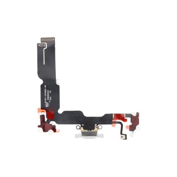 Flex Conector De Carga Para iPhone 15 Plus en color azul