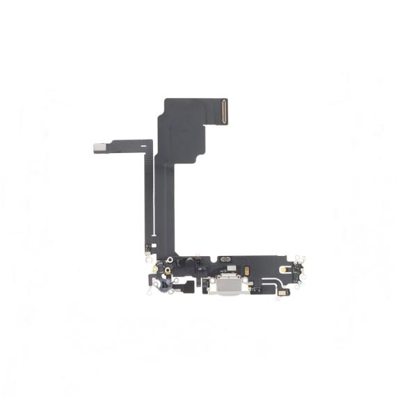 Flex conector de carga para iPhone 15 Pro Max blanco