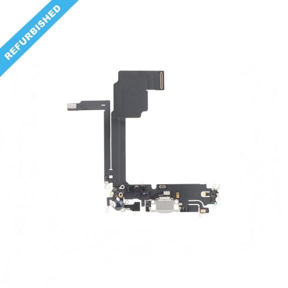 Flex conector de carga para iPhone 15 Pro Max blanco