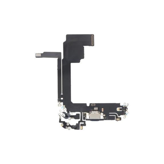 Flex Conector De Carga Para iPhone 15 Pro Max en color azul