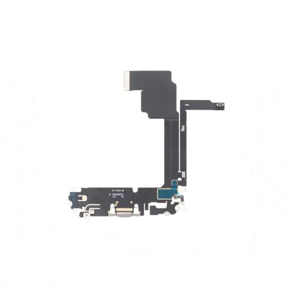 Flex conector de carga para iPhone 15 Pro Max gris