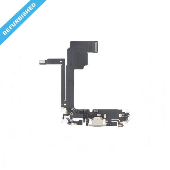 Flex conector de carga para iPhone 15 Pro Max gris