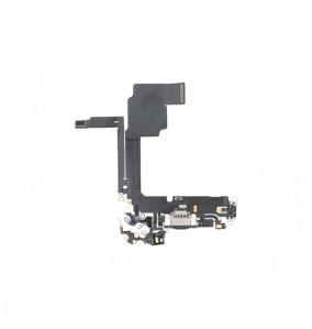 Flex conector de carga para iPhone 15 Pro negro