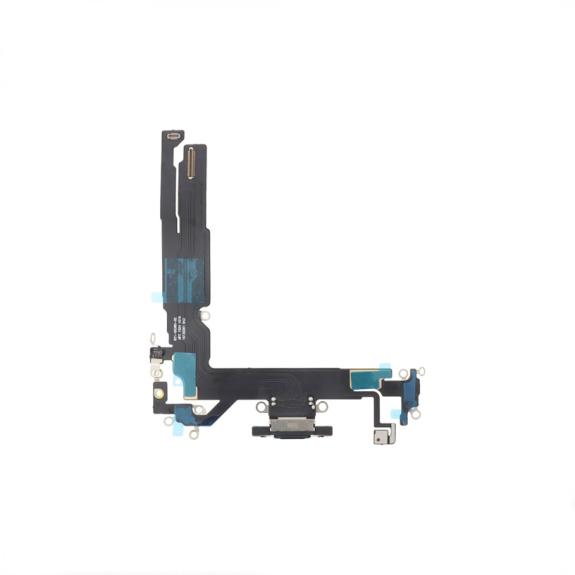 Flex conector de carga para iPhone 16 negro