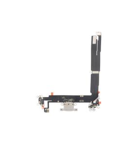 Flex Conector De Carga Para iPhone 16 Plus en color blanco