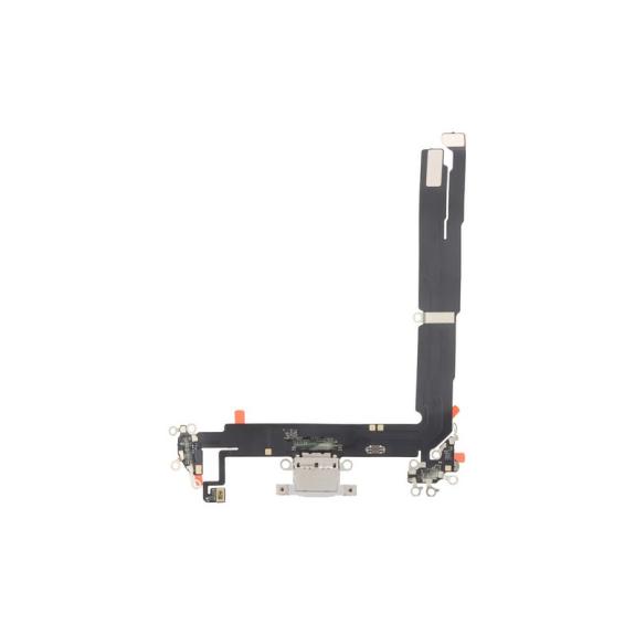 Flex Conector De Carga Para iPhone 16 Plus en color blanco