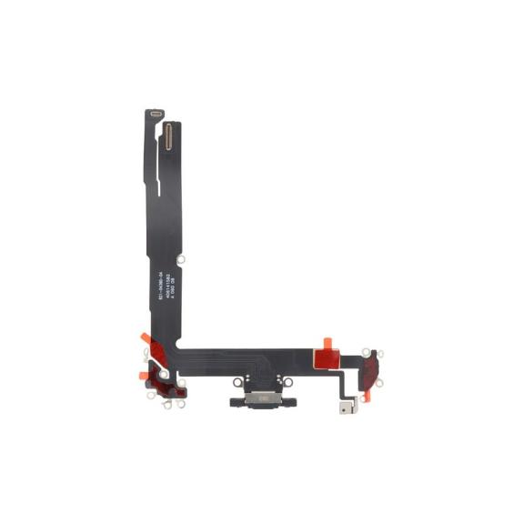 Flex Conector De Carga Para iPhone 16 Plus en color negro