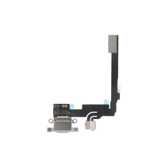Flex Conector de Carga Para Iphone 16 Pro en color blanco