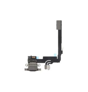 Flex Conector de Carga Para Iphone 16 Pro en color negro