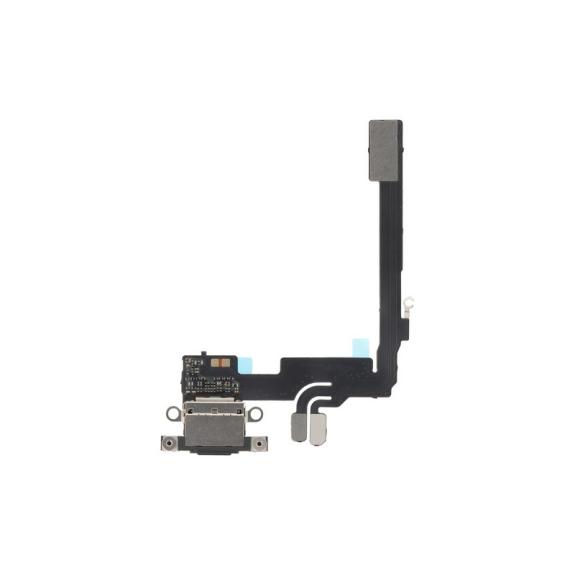 Flex Conector de Carga Para Iphone 16 Pro en color negro