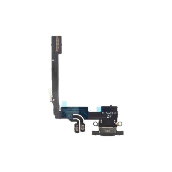 Flex Conector de Carga Para Iphone 16 Pro en color negro