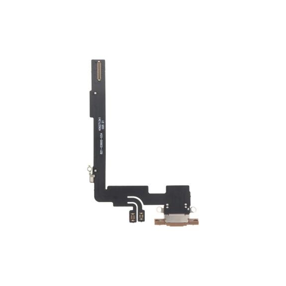 Flex Conector De Carga Para iPhone 16 Pro Max en color dorado