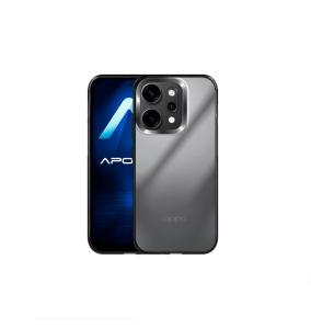 Funda Acrílica Para Oppo Reno 14 Negro-Transparente