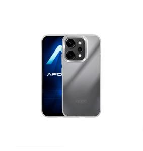 Funda Acrílica Para Oppo Reno 14F Blanco-Transparente
