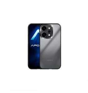 Funda Acrílica Para Oppo Reno 14F Negro-Transparente