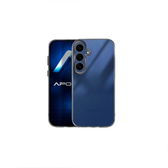 Funda Acrílica Transparente Para Samsung Galaxy S25 FE Negro