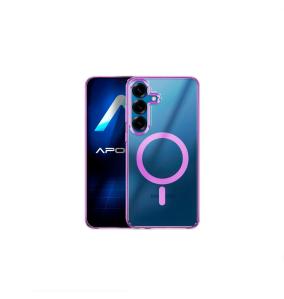 Funda Acrílica Para Samsung Galaxy S26 Plus Lila-Transparente