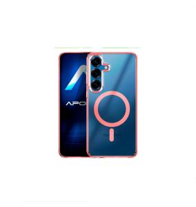Funda Acrílica Para Samsung Galaxy S26 Plus Rosa-Transparente