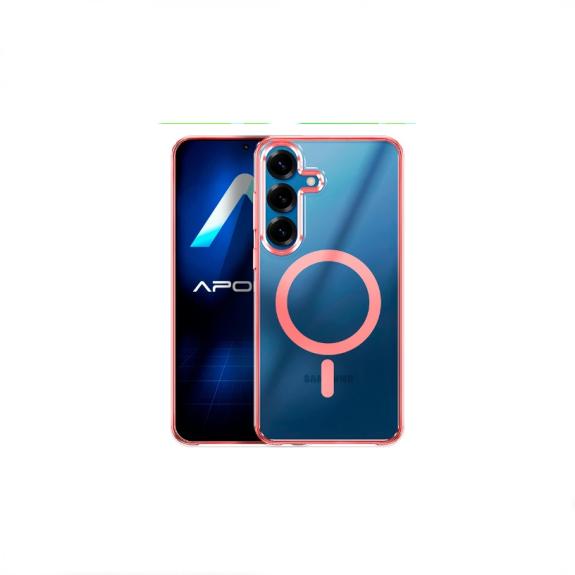 Funda Acrílica Para Samsung Galaxy S26 Plus Rosa-Transparente