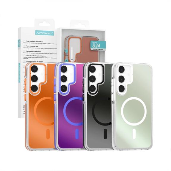 Funda Camaleon Magsafe Para Samsung Galaxy S26 morado