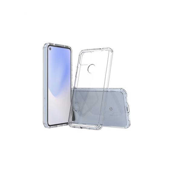 FUNDA CARCASA ACRILICA Y GEL TPU PARA GOOGLE PIXEL 4A 5G TRANSPA