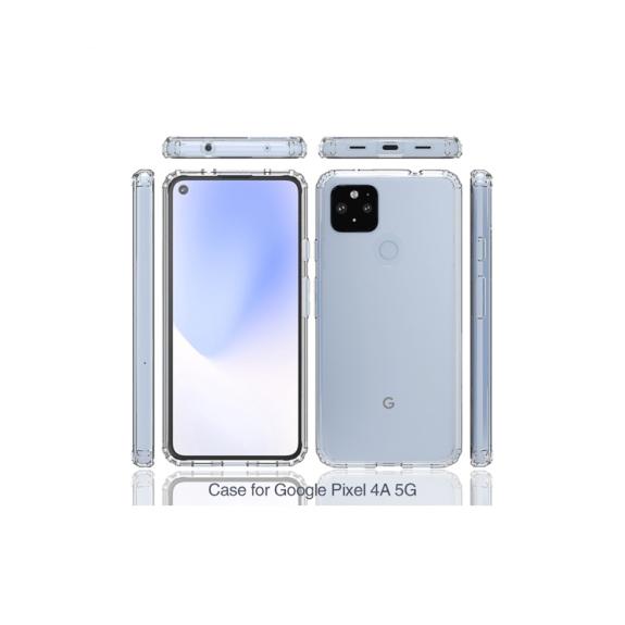 FUNDA CARCASA ACRILICA Y GEL TPU PARA GOOGLE PIXEL 4A 5G TRANSPA