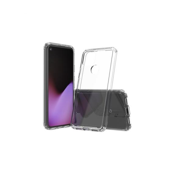 FUNDA CARCASA ACRILICA Y TPU PARA GOOGLE PIXEL 5 TRANSPARENTE