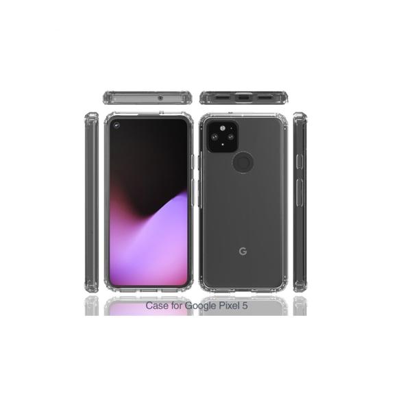 FUNDA CARCASA ACRILICA Y TPU PARA GOOGLE PIXEL 5 TRANSPARENTE