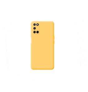 FUNDA CARCASA DE SILICONA SUAVE COLOR AMARILLO PARA OPPO A52/A72