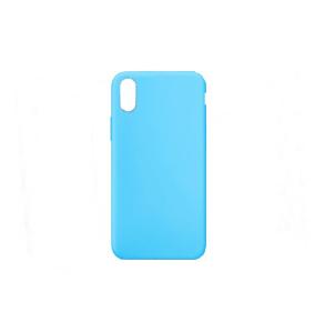 FUNDA CARCASA DE SILICONA SUAVE COLOR AZUL PARA IPHONE XR