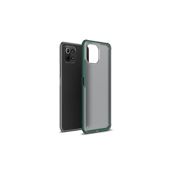 FUNDA CARCASA GEL TPU 4 ESQUINAS PARA XIAOMI MI 11 LITE VERDE