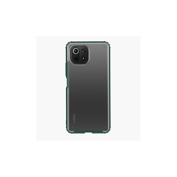 FUNDA CARCASA GEL TPU 4 ESQUINAS PARA XIAOMI MI 11 LITE VERDE