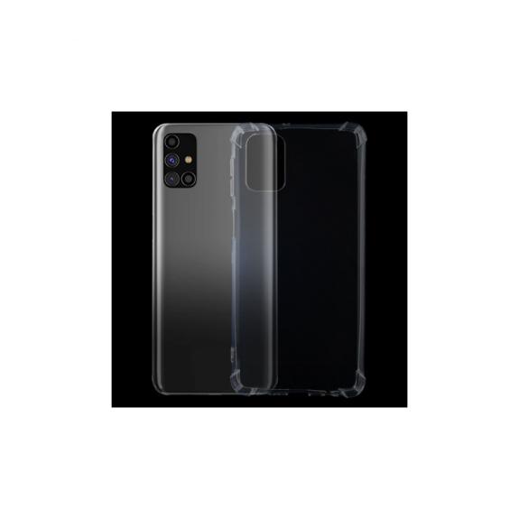 FUNDA CARCASA GEL  TPU DE 4 ESQUINAS PARA SAMSUNG M31S TRANSPARE