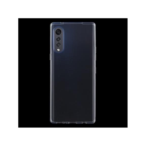 FUNDA CARCASA GEL TPU PARA LG VELVET TRANSPARENTE