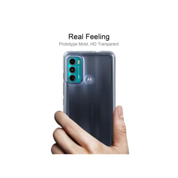 FUNDA CARCASA GEL TPU PARA MOTOROLA MOTO G60 TRANSPARENTE