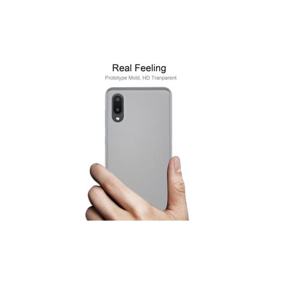 FUNDA CARCASA GEL TPU PARA SAMSUNG A02 TRANSPARENTE