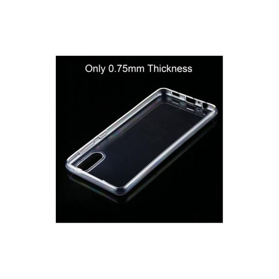 FUNDA CARCASA GEL TPU PARA SAMSUNG A02 TRANSPARENTE