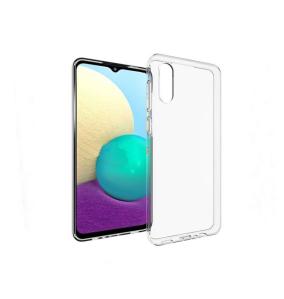 FUNDA CARCASA GEL TPU PARA SAMSUNG A02 TRANSPARENTE